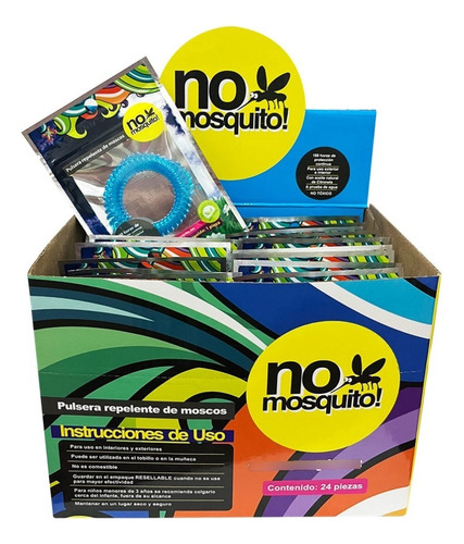 Pack Pulsera Repelente En Espiral Anti Mosquitos 24 Pzas