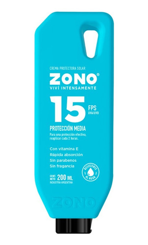 Zono Crema Protectora Solar Fps 15 C/vitamina E 120ml