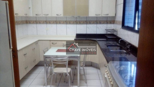 Imagem 7 de 23 de Apartamento Para Alugar, 199 M² Por R$ 5.000,00/mês - Aparecida - Santos/sp - Ap2859