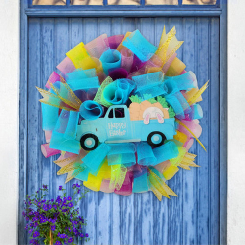 Guirnalda Decorativa De Del Coche Del De Pascua Para