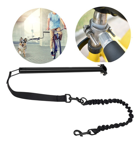A Coleira Retrátil Para Cães Com Mola Para Andar Bicicleta