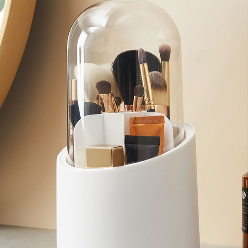 Soporte Giratorio Para Brochas De Maquillaje A Prueba De Pol