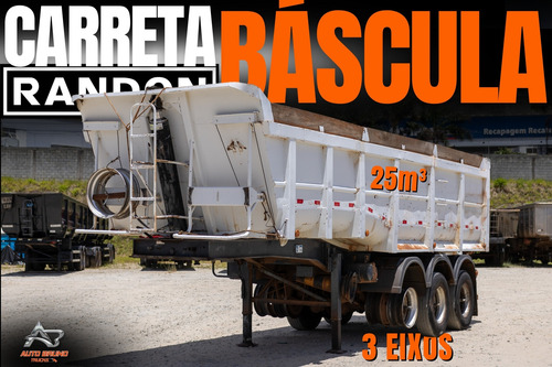 Carreta Caçamba Randon Ls 3 Eixos 25m3 Pneus Transporte