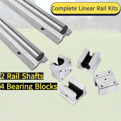 Sbr20-200mm Linear Riel De Apoyo Completo Y 4 Bloques S...
