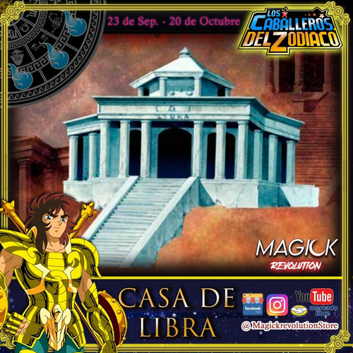 Imagen 5 de 9 de Saint Seiya Casa Templo Dohko De Libra Caballeros Zodiaco
