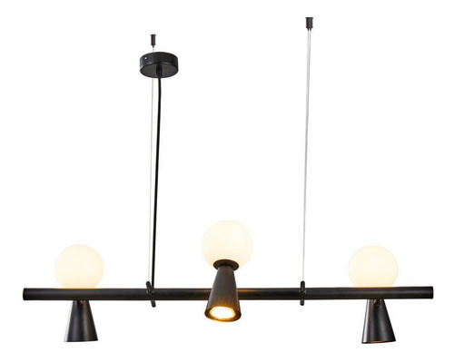 Lustre Pendente Nordecor Teas 2468 Preto G9 / Gu10 Bivolt