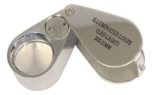 Hts 201q3 20 X 21 Mm Illuminated Joyero De La Lupa, Cromad