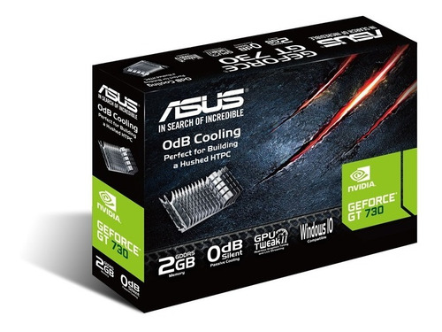 Asus Nvidia Geforce Gt 730,2gb Gddr5,1xhdmi 1.4, 1xdvi,1xvga