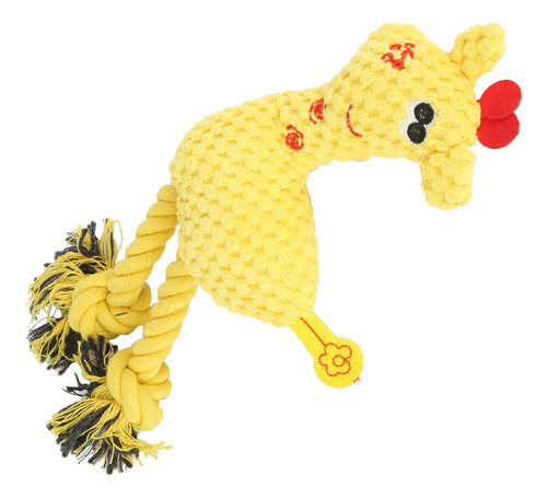 Peluche Yellow Dogs Bite Toys Squeaky Puppy