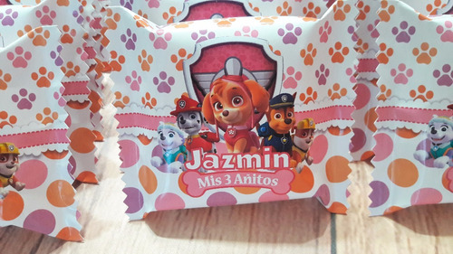 Golosinas Personalizadas -  Candy Bar Paw Patrol Skye