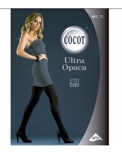 Media Panty Can Can Ultra Opaca Cocot  X 6 Unidades  Art.72 