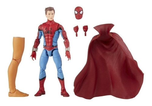 Figura de acción  Zombie Hunter Spidey: What If...? Build-A-Figure: Marvel's the Watcher F0332 de Hasbro Legends Series