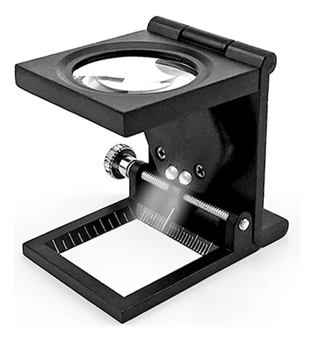 Lupa Cuenta Hilos 4 Gadnic Luz Led Direccional 8x Ajustable