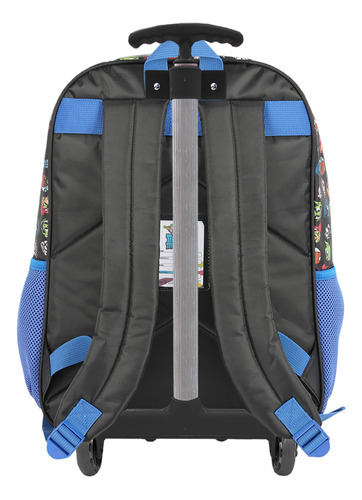 Mochila Jovens Titãs Rodinhas Infantil Dc Comics Is41251tg Cor Azul Desenho Do Tecido Titans