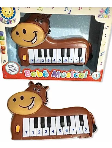 Pianinho Musical De Musicalização Infantil Teclado Brinquedo