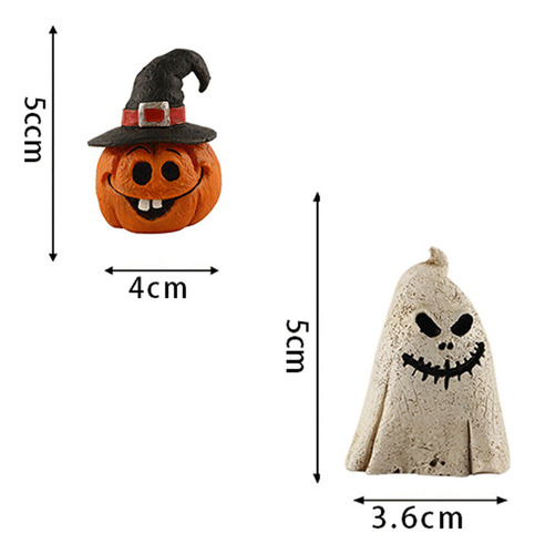 Decoración Espeluznante De Halloween Con Cabeza De Calabaza