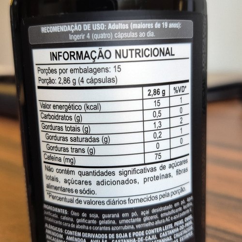 Kit 4 Guaraná Com Açaí 60 Cápsulas Softgel Bioklein