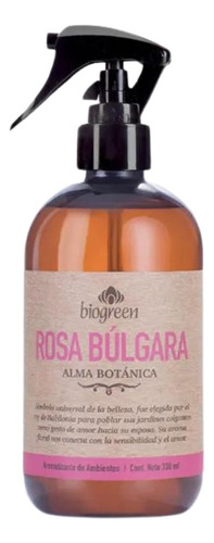Aromatizante De Ambientes Rosa Búlgara Biogreen Con Gatillo