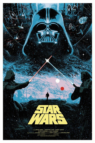 Cuadros Pelicula Star Wars Poster Movie 15x20 Cm.