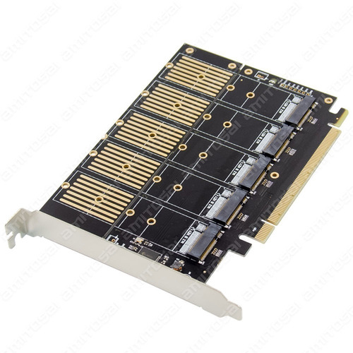 Adaptador 5 Puertos Sata A Pcie Chipset Jmb585 Q0
