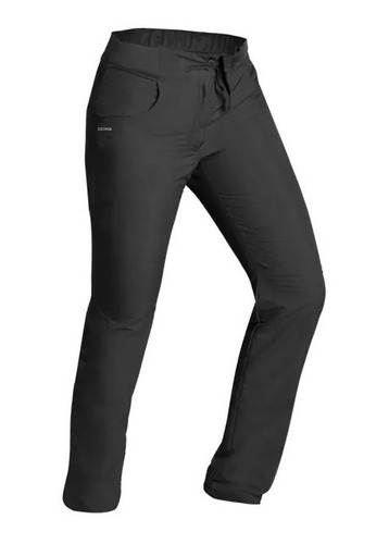 Pantalón Térmico Mujer Trekking Sh100 (-10 °c) Gris Oscuro