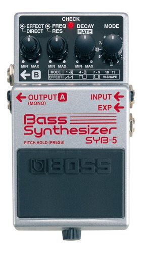 Pedal De Efecto Para Bajo Boss Bass Synthesizer Syb-5 Syb5