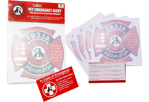 Pegatinas De Alerta De Mascotas Save My Pets Caso De Pe...