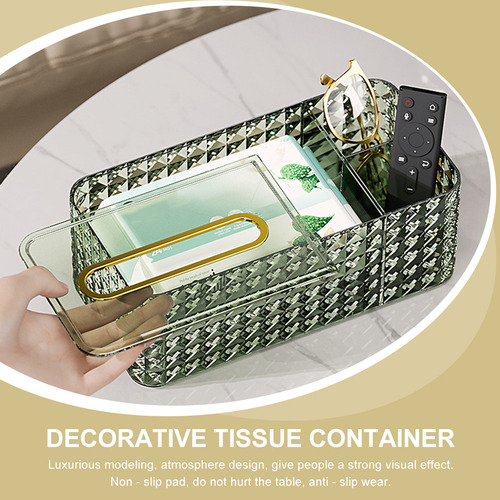 Caja De Almacenamiento Con Soporte Para Servilletas Vanity S