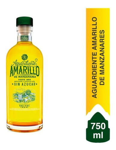 Aguardiente Amarillo De Manzanares 750 Ml - mL a $2