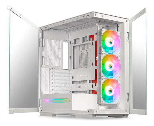 Gabinete Gamer Pichau Voyager One Argb Ftower L Vidro C/ 3 F