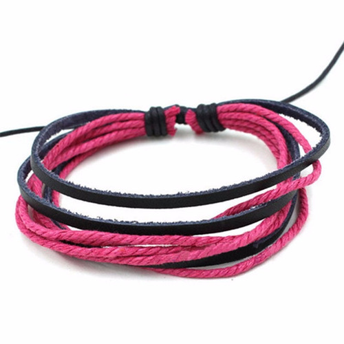 Cuero Moda Pulsera Unisex