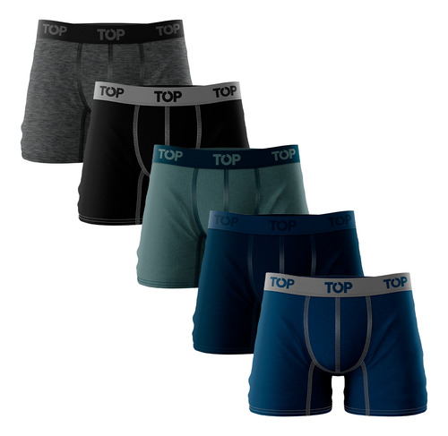 Bóxer Medio Algodón Pack 5 Guerreros - Gladiadores C1 Top