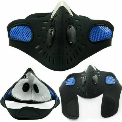  Mascarillas Deportiva Kn95 + 5 Filtros Y 4 Válvulas