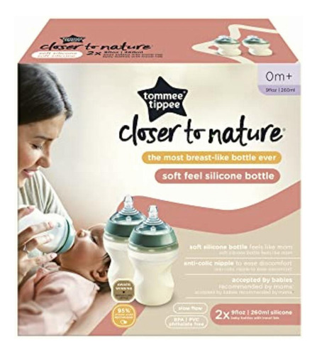 Tommee Tippee Closer To Nature Biberón De Silicona Suave Al