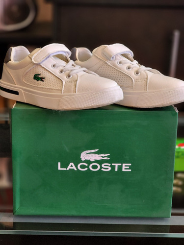 Zapato Lacoste Para Niños Talla 34