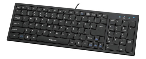 Teclado Con Cable I-rocks/negro