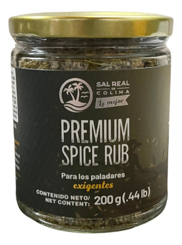 Sal Real De Colima Con Especias Y Hierbas Aromáticas 200g