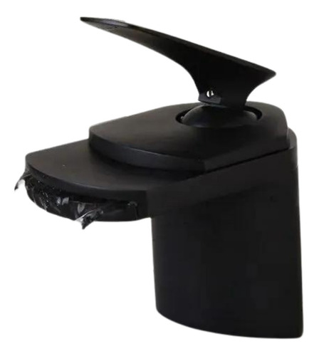 Grifo Mezclador Negro Diseño Corto Minimalista, Una Palanca