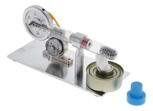 Mini Motor De Aire Caliente Stirling Modelo Con Led - Extern