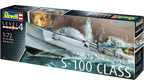Imagen 1 de 7 de S-100 Class German Fast Attack Craft - 1/72 Revell 05162