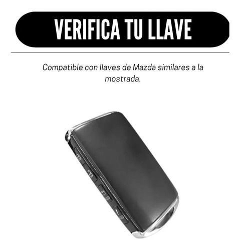 Funda Carcasa Llave Mazda 4 Botones. Mazda 3, Cx3 Cx-30, Mx5