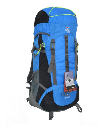 Mochila Mochilero Alpine Skate Camping 70+10 Litros Cobertor Envios - Reforzada - La Mejor Calidad - Nueva Temporada Tsr