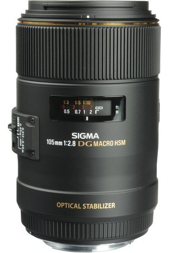 Sigma Lente 105mm F/2.8 Ex Dg Os Hsm Macro P/ Canon
