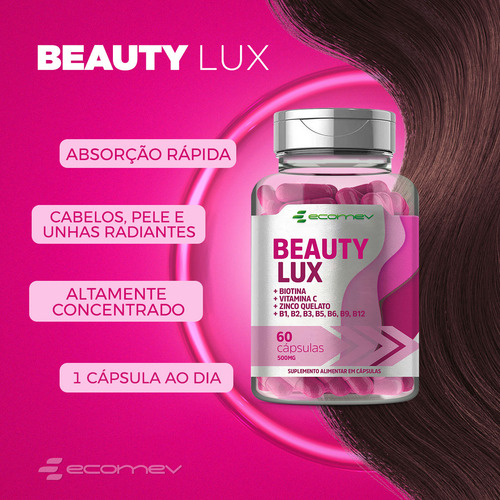 Biotina + Acido Hialuronico Colageno + Oleo Semente Abobora Sabor Sem sabor