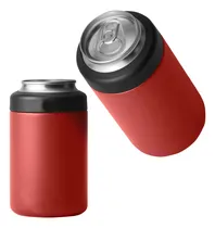 Comprar Porta Latas Térmico 12oz Diler Funda Cubrelatas De 355 Ml Porta Latas Refresco Y Cerveza Frías Color Rojo