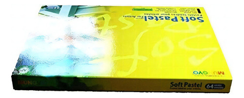Tiza Cuadrada Mungyo Soft Pastel 64 Colores Version En Ingl