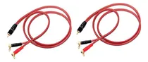 Comprar 2 Cables De Conector Tipo Banana A Altavoz Rca, Cable De Alt