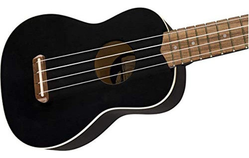 Defensa Ukelele Soprano Venecia - Negro