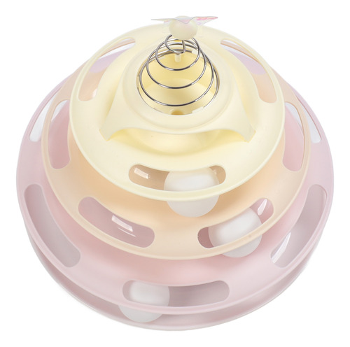 Torre De Mesa Giratória Interativa Cat Toy Roller Self Play