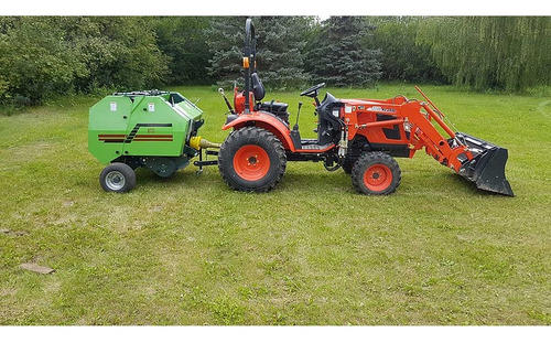 Enfardadora Bolo Tractor Pasto Alfalfa 890 93cm Tecnodeliv